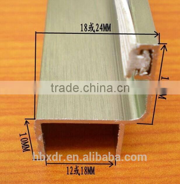 best quality toilet partition wall fitting aluminum profile