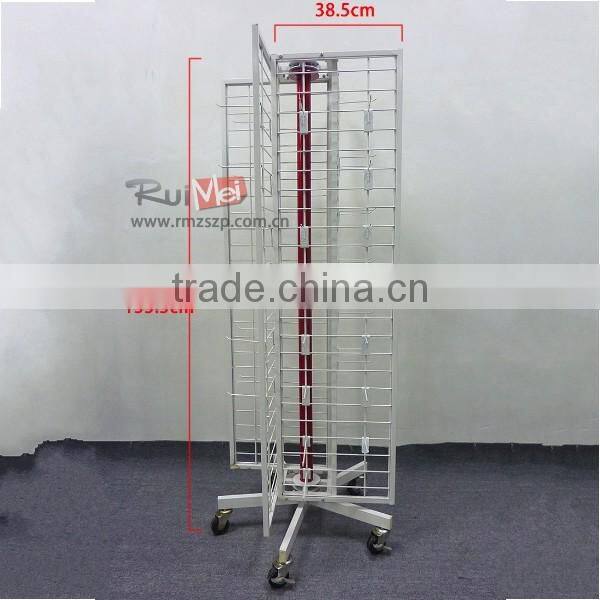 customized spinning metal hanging display rack