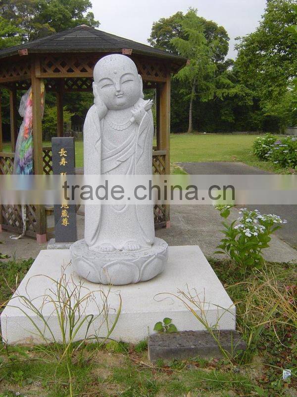 Garden gray grinite stone buddha statue