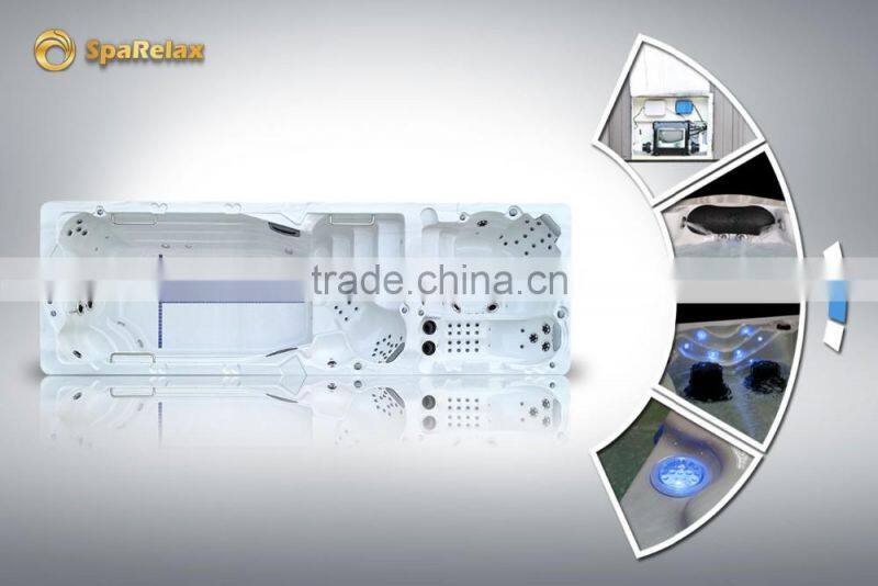 Popular Wholesale Massage Used Fiberglass Balboa Swim Spa Pool