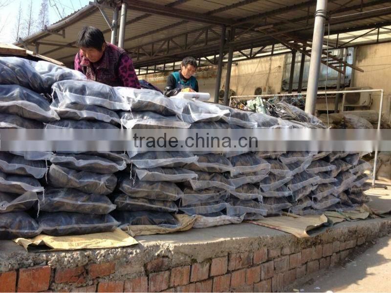 High polished black pebble stone