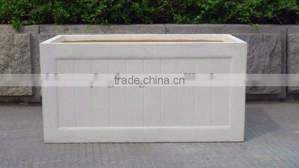 Black Terrazzo Cube Garden Planter Pot 50x50x140cm QL-13170 All Colors