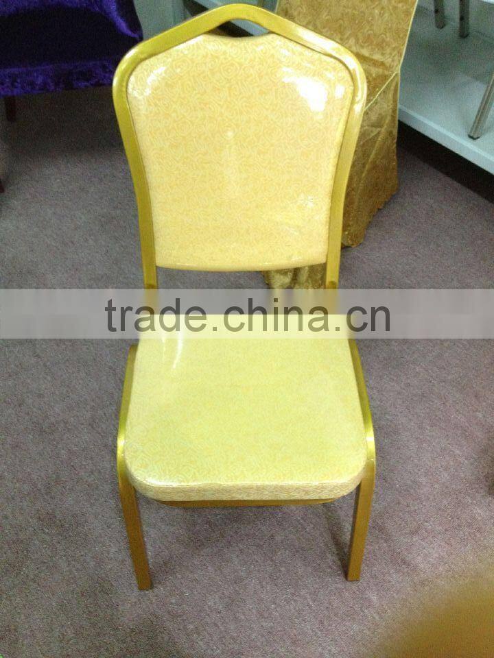 Popular Wedding Event Stackable Chair stainless steel legs dining chair