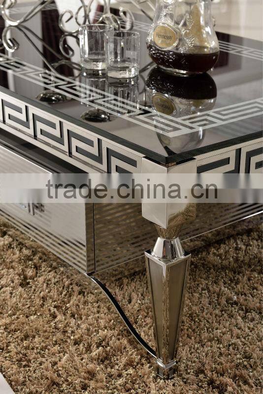 C375Unique design metal furniture coffee tables