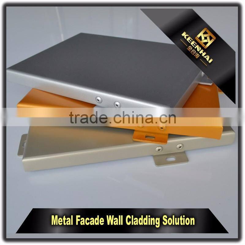 Outdoor Laser Cutting Facade Panel Aluminum Curtain Wall Profile