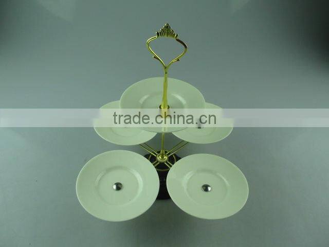 Wholesale ceramic cake stand/candy stand for weeding/party/daily use in stock
