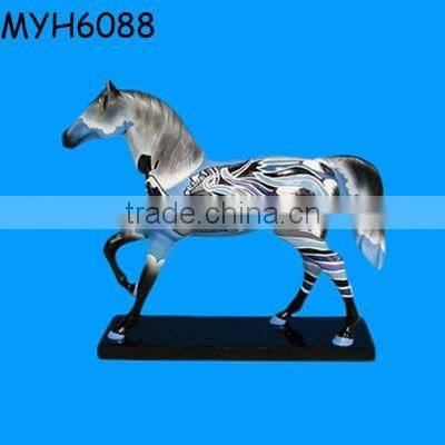 Antique collectible horse statue