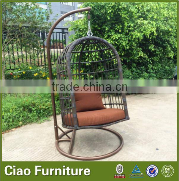 New style outdoor forest swing furniture garden rattan hanging chair