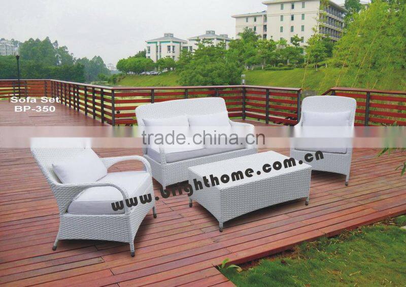 Aluminum PE rattan Handcraft BP-350 Wicker Outdoor Sofa
