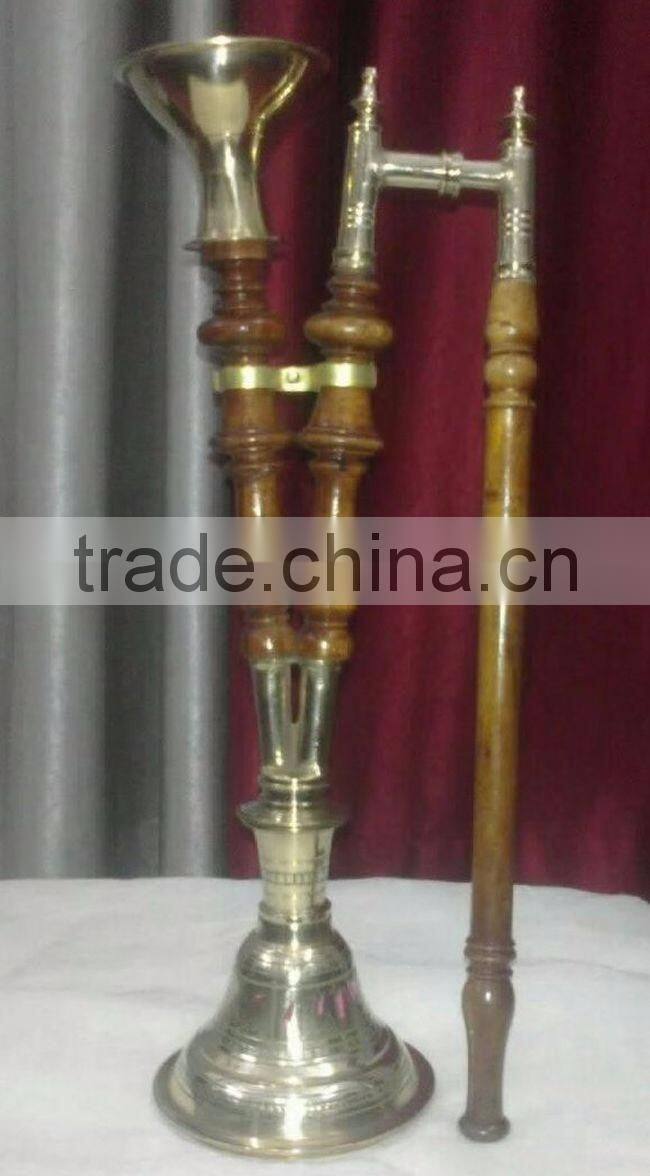 antique brass hookah