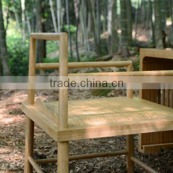 Chinese style bamboo single chair with unique design