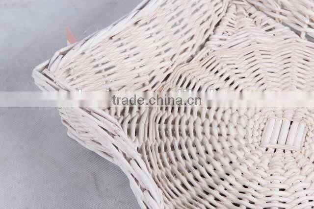 2PC Rattan Woven Pentagram Basket/Prickle Storage Basket