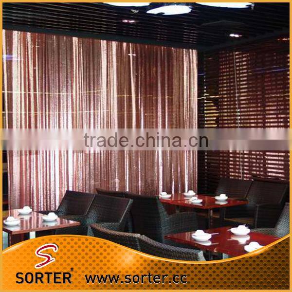 Hot sale metal fabric sequin cloth for dividers and curtains