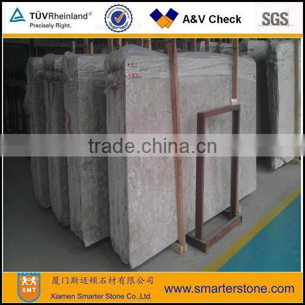 Polished Castle grey limestone tiles