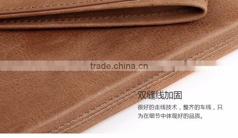 Genuine Leather Men's Wallet Clutch Bags Money phone Bags For Men Purse