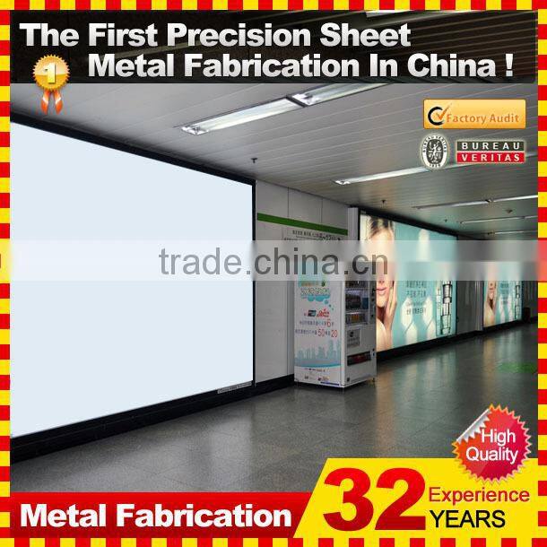 standard size LED stainless steel lightbox
