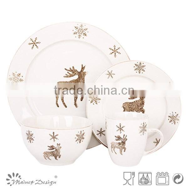 Christmas gift combination birth-style ceramic tableware design
