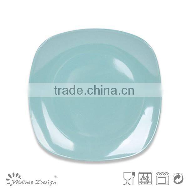 20pcs newest high quality light blue ceramic stoneware square dinnerware set