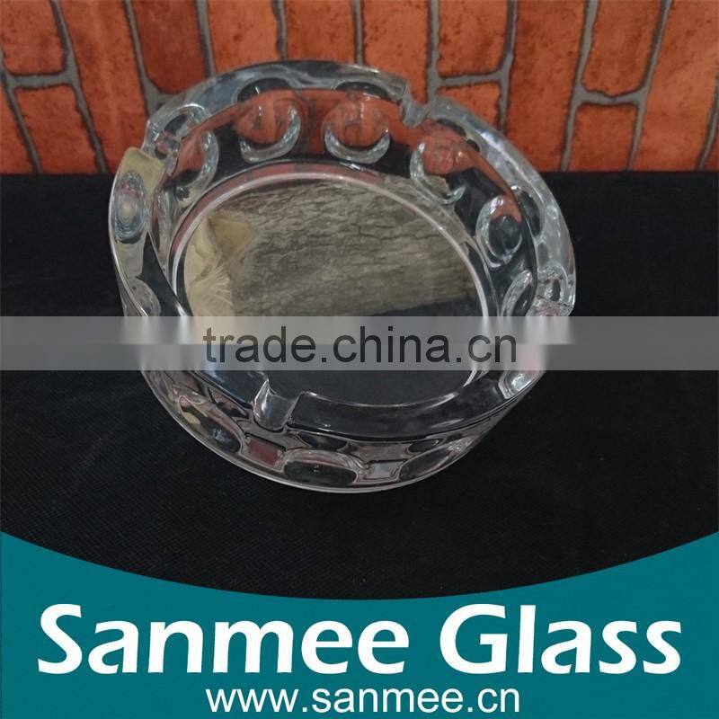 Manufactory Engraved Crystal Cigarette Ashtray