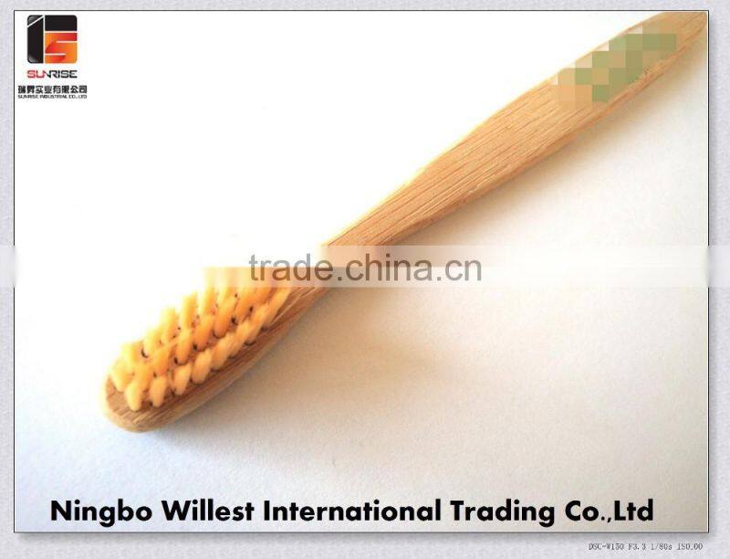 hot sale healthy and natural cheap bamboo toothbrush