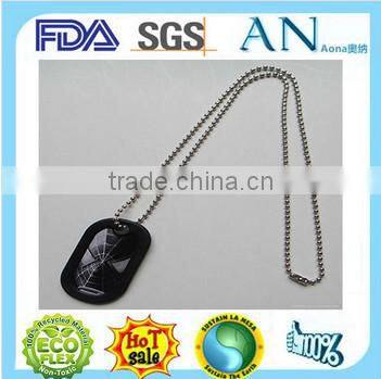 silicone mobile phone shape tag with colorful print