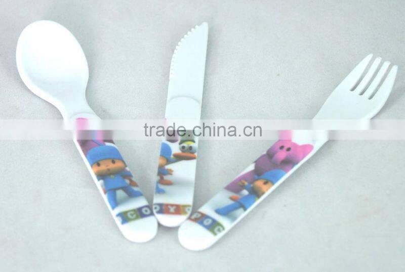 Meneed melamine plastic Cake Cutter and Server disposable plastic birthday cake knife