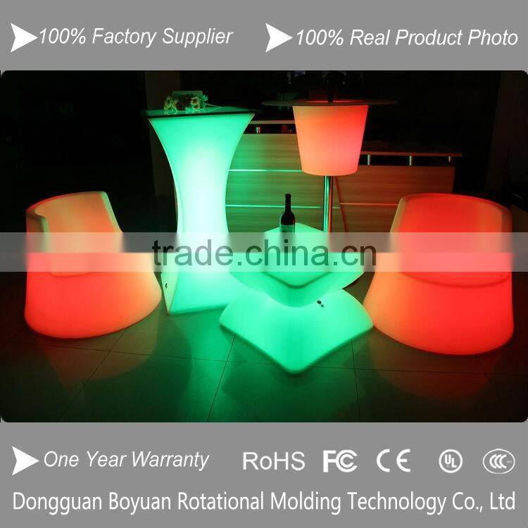 rechargeable big horse color light up for event chair, big sea horse outdoor chair