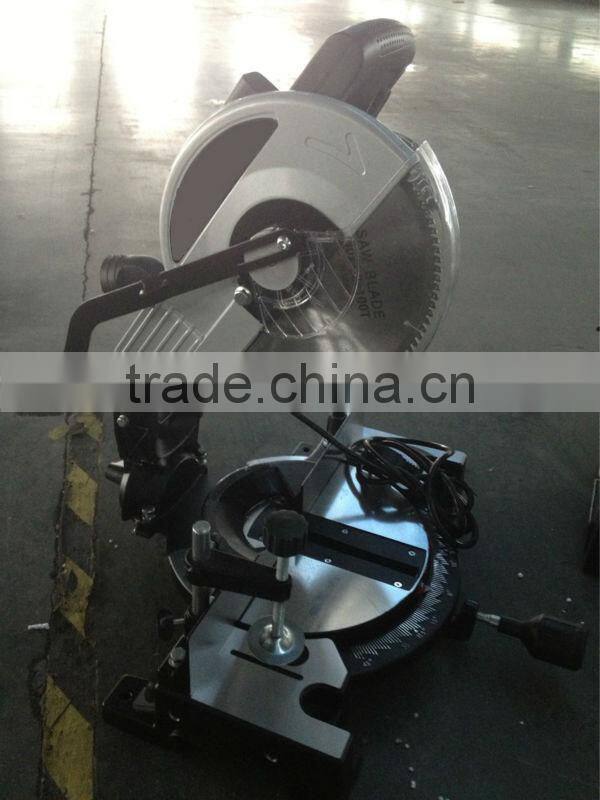 255mm Long Life Electric Power Aluminum Wood Cutting Cut off Table Circular Machine Tools Induction Compound Miter Saw