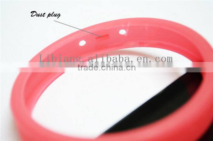 Rainbow color multifunctional universal silica gel hand ring