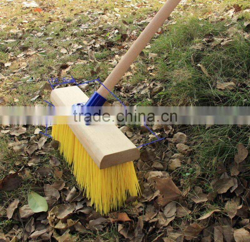 2015 hot sell plastic broom with long handed