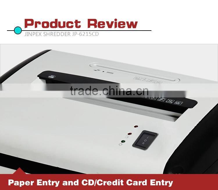 JP-6215CD Best Seller office paper shredder cheapest Cross Cut A4