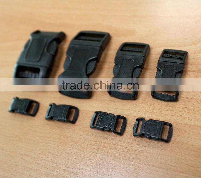 Black, White, Color, Plastic POM NYLON Loops, Rectangle rings