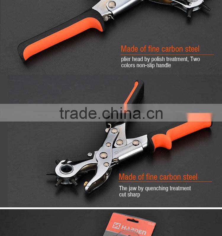 Can Be Customized Chrome Vanadium Professional Rotary Punch (round hole and oval hole)