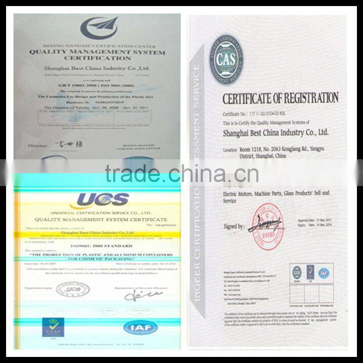 50g eye shape golden acrylic cream jar for cosmetic