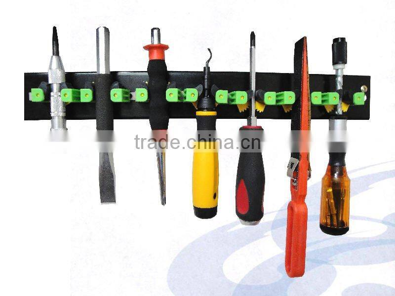 3pc Magnetic Tool Holder with Screw Fixed Plate For Storage Accessories