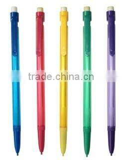 High quality color Plastic Mechanical Pencil With Erasers