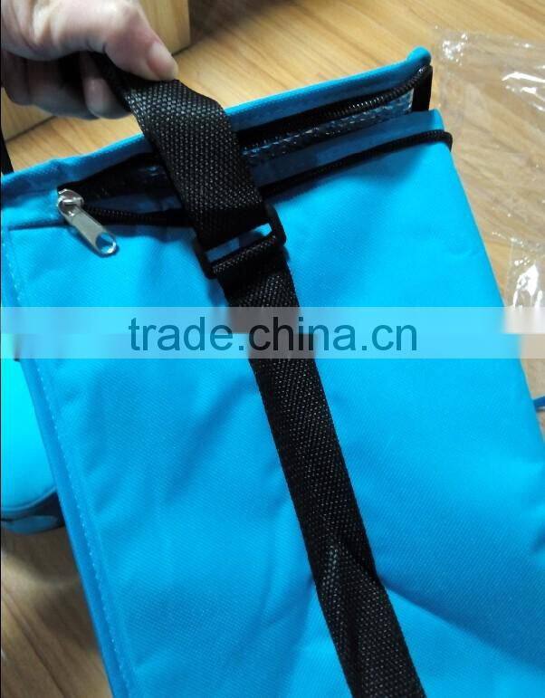 Beer Can Cooler Bag With Bottle Holder