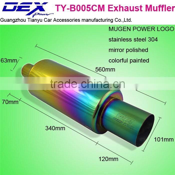 Tianyu DEX exhaust system universal muffler manifold stainless steel 304