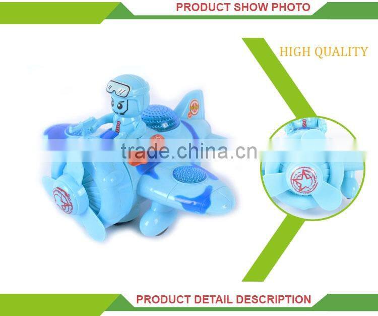 Hot selling cartoon electric universal battery operated toy plane