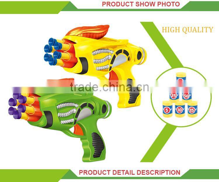 Hot item B/O shooting toy gun foam bullets