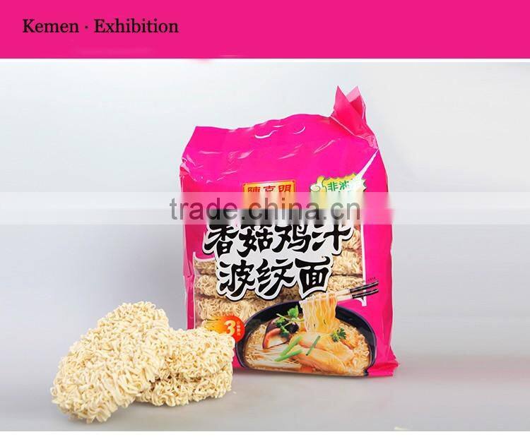 Organic instant food chicken flavour instant noodles