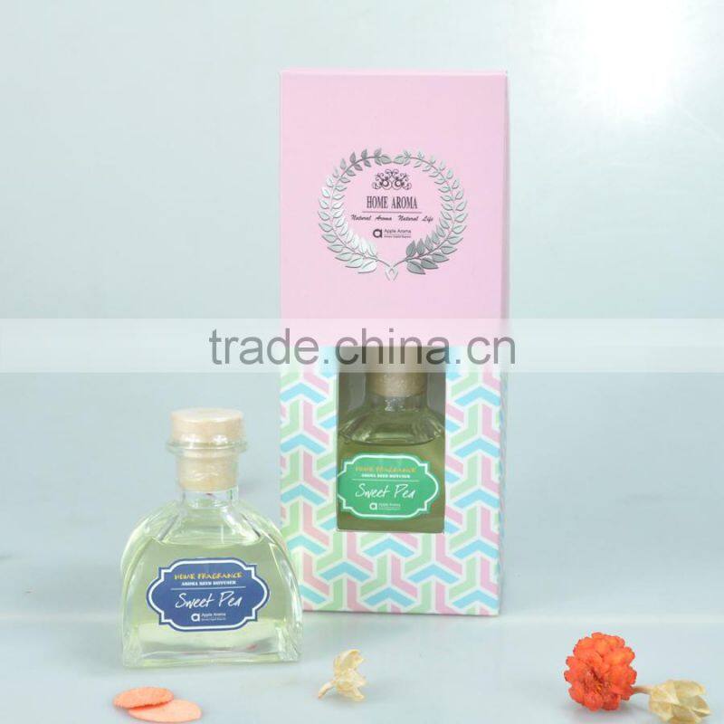 aroma diffuser with wooden cap and window