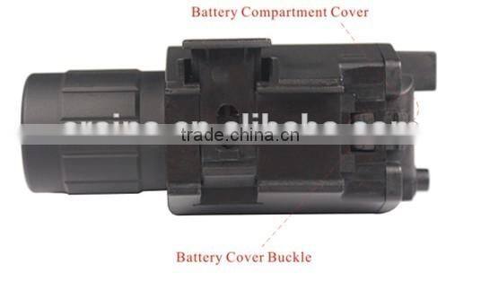 Lightweighted Plastic housing red laser sight and 200 lumens CREE Q5 LED flashlight combo