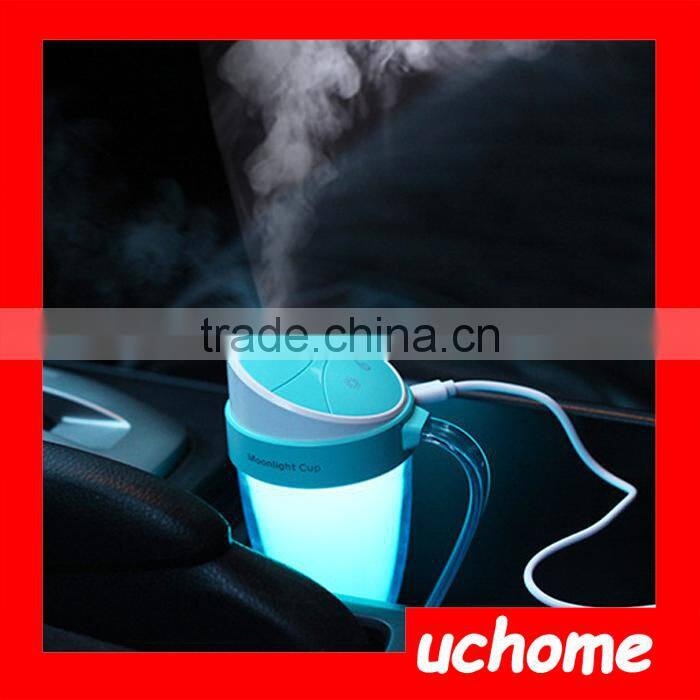 UCHOME 2017 Newest Design USB Moonlight Cup Humidifier With Coloful Led Light