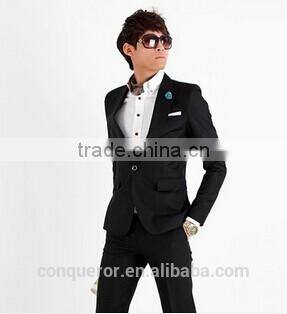 Anti-wrinkle,Men's Business &Wedding Suit BSPS0292
