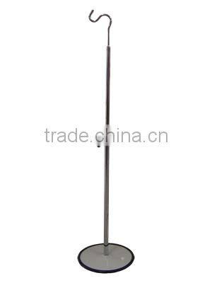 Silver women's bag table top display hanging bag display stand