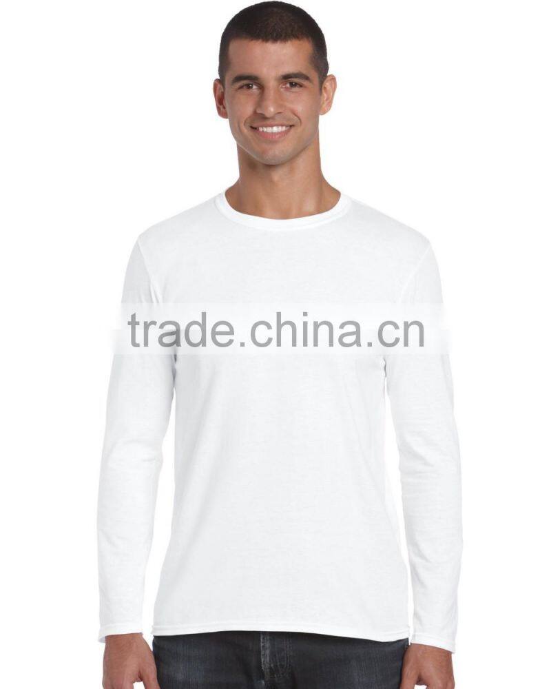 100% cotton men's long sleeve sweatshirt wholesale, autumn/spring t-shirt custom wholesale