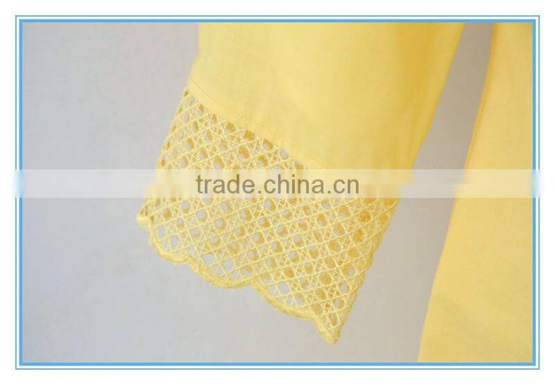 Casual ramie cotton simple 3 pcs ladies' church suits