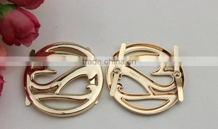 Fashion garment alloy accessory apparel square metal shoes&bags accessory