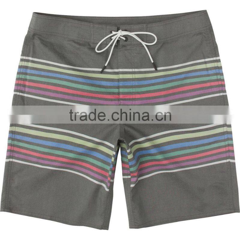 Stretchy Boardshort Customize Eye-Catching Print Man Bottom Surfboard or a Diving Board Swim Short DWR Coating Repels Splashes